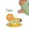 Žaislinis medinis arbatos indų rinkinys su padėklu | Classic World CW50576